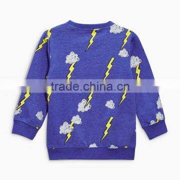 S33511W Autumn Children Boys T-shirt Long Sleeve Cartoon Cotton Knit T-shirts photo-3
