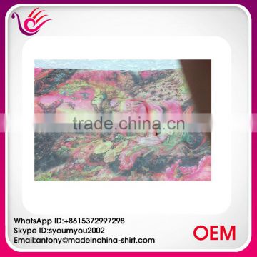 100%polyester printing chiffon fabric for summer garments CP1048