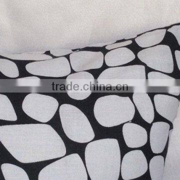 Black & White Decorative Pillow Cover Printed, Cotton Blend Pillow, Printed Pillow, Modern Home Decor, Floor Cushions photo-5