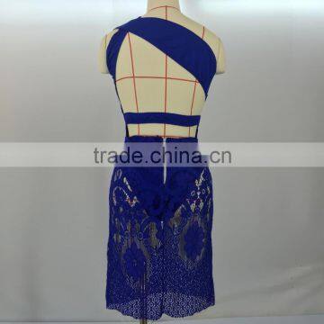 2017fashion Lace Sexy Shoulder Dress Dress Women photo-4