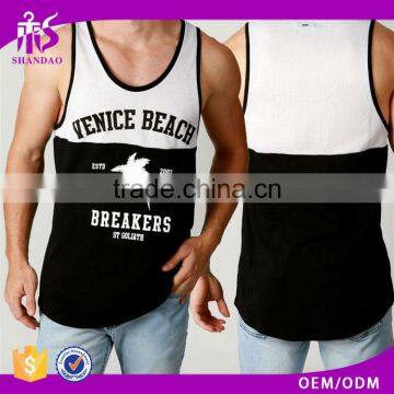 2016 Guangzhou Summer Men Casual 100%Bamboo Fiber Wholesale Running Singlet