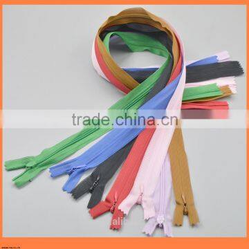 No.#3 60 cm Colorful Nylon Zipper Lace Tape Water Drop Puller Invisible Zipper