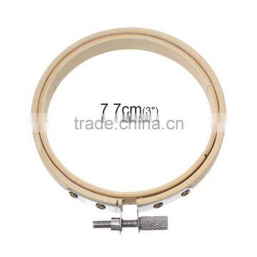 Craft Tools Cross Stitch Supplies Circle Round Natural Bamboo Embroidery Hoops photo-4