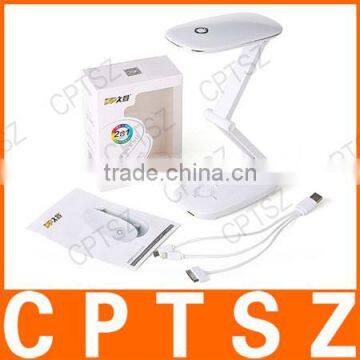 Fashion Charging Treasure Can be Folded LED Desk Lamp White Light 21 LED Table Lamp Multifunctional USB Charging Mobile Power photo-4