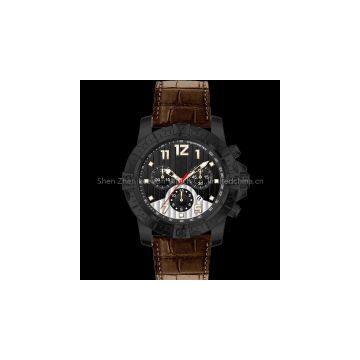 Genuine leather alloy watches
