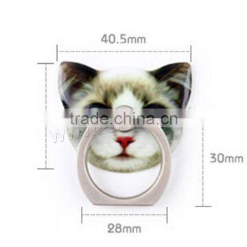 Phone accessories Zinc Alloy cat mobile phone ring holder