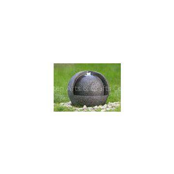 Resin Material Sphere Water Fountain Outdoor With CE / GS / TUV / UL Certificate