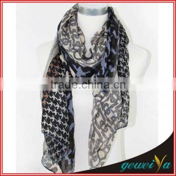 Kinds of Styles Printed Chain Scarf