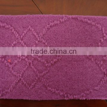 competitive price Single velour jacquard non woven Carpet