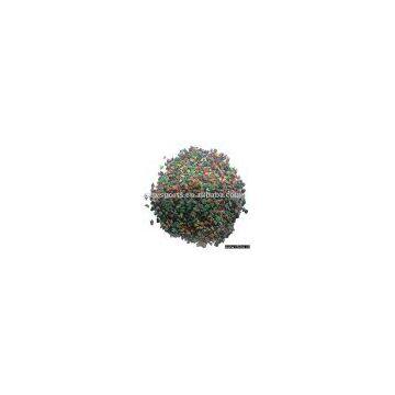 recycled rubber granule for filling in artificial grass(multicolor)