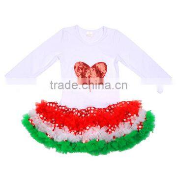 wholesale Baby Girl Lovely pettiskirt long sleeve heartdresses baby autumn clothing