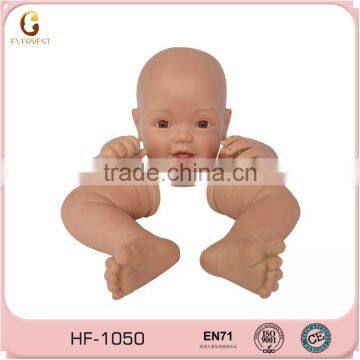 2017 fashion silicone vinyl baby doll kitds looking real baby doll