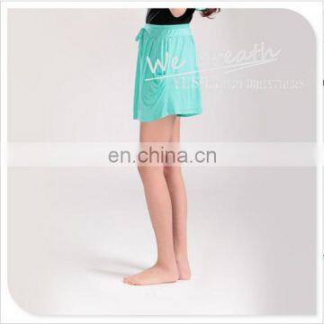 Bamboo Fiber Shorts Pockets on Side Drawstring Waist Homewear photo-6