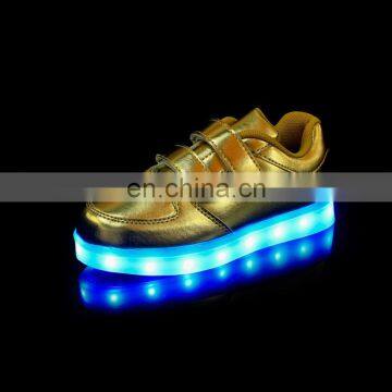 Factory Wholesale Led USB Charge Shoes Children Kids Casual Shoes Led Sneakers for Boys Girls photo-3
