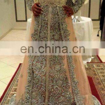 Muslim wedding Crystal Moroccan Takchita kaftan 2016