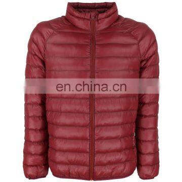 100% Polyester Filling Red Custom Winter Nylon Padding Jacket for Men photo-2