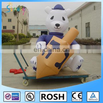 Air Blown Inflatable Polar Bear Decorations For Hallowmas