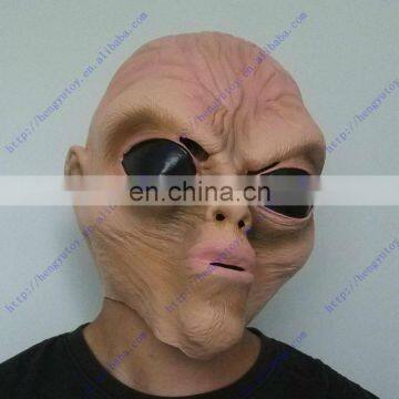 Top Hot Selling Adult Size Deluxe Quality Fashion Carnival Party Fancy Dress Rubber Costume Alien Mask For Halloween