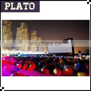 24ft beach used projective movie screen giant cinema screen for outdoor event