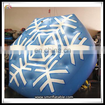 Christmas New Product Inflatable Snowflake Helium Balloon Christmas Decoration Advertising Promotional Balloon On Sale