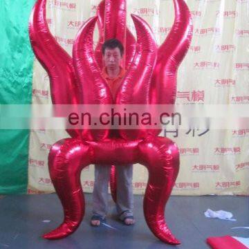 customized multicolor backpack inflatable carnival octopus costume