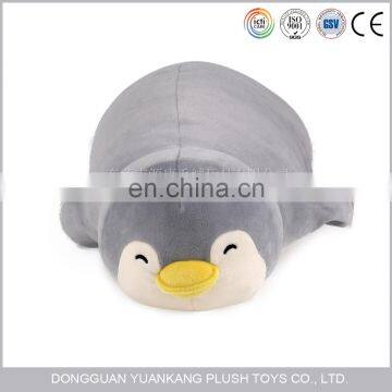 New arrival super soft plush animal shaped body penguin pillow