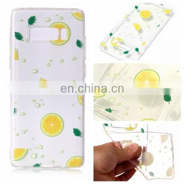 Transparent TPU Anti-Scratch luxury phone case for Samsung Galaxy Note 8