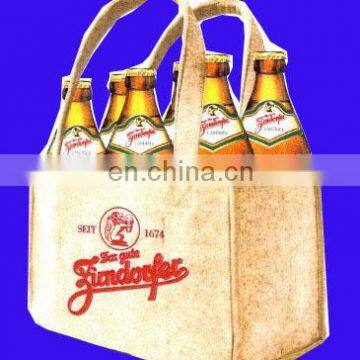 New non woven recycled beer bottle bag felt beer bottle bag