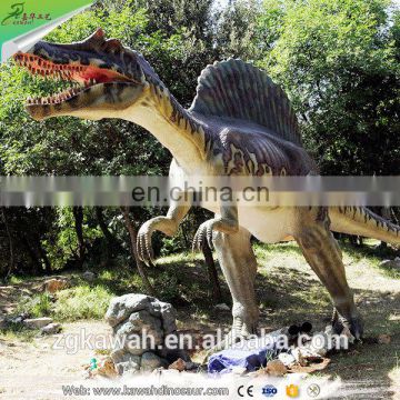 KAWAH Rubber Material Real Dinosaur Robot Lifelike Realistic Resin Dinosaur Statue For Dinosaur Theme Park