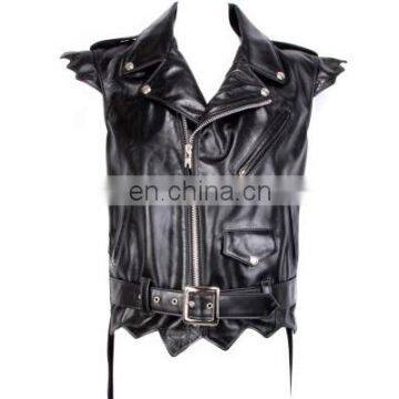 Leather fashion vest / Soft leather vest