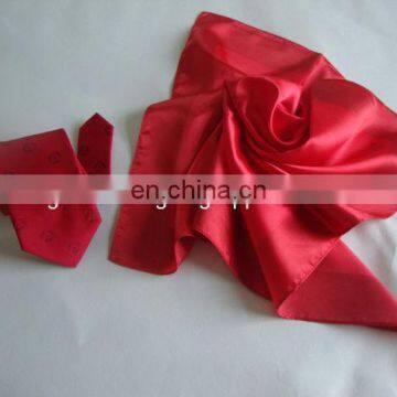 OEM Design Polyester Scarf & Tie Set MOQ 100 sets