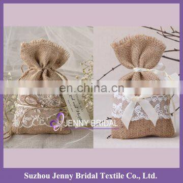 BAG003 Candy Packaging Bags Burlap Bags With Lace Furla Candy Bag photo-3