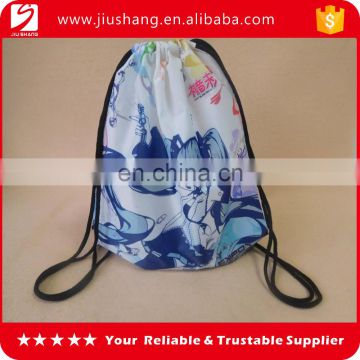 Sedex audit factory supply nylon polyester drawstring bag with printing