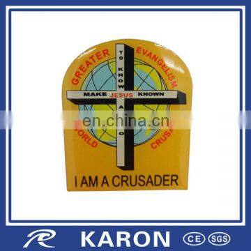 wholesale customized christian souvenir with epoxy coating