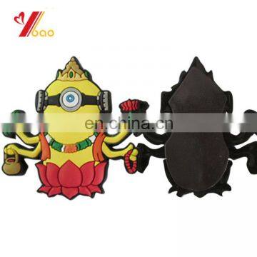 Good quality customized cartoon design PVC material fridge magnet