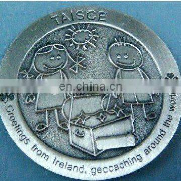 cute girl and boy funny coin