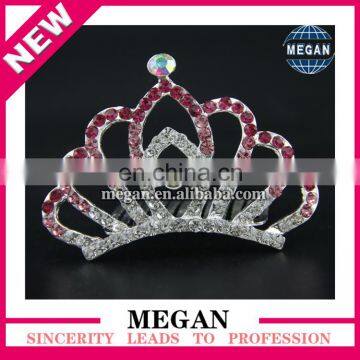 Mini Princess Girls Party Rhinestone Headband Tiara Crown Hair Comb