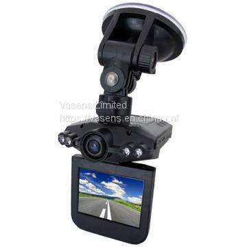 Aircraft head mounted 2.5 inch screen high-definition 4 IR LED light night vision 1080P car dvr direct manufacturers..