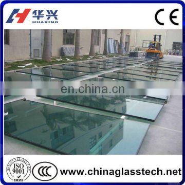 Commercial Building Architectual 19mm Tempered Glass Withstand Huricane