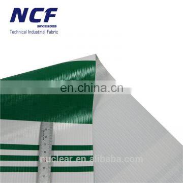 striped colors laminated pvc sunshade tarpaulin