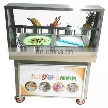 fried ice cream roll machine with panasonic compressor / ice cream roll machine philippines