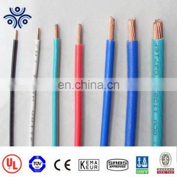 UL certificate copper conductor THHN THWN THW TW Electric wire