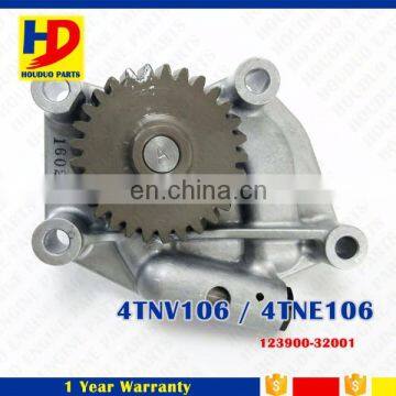 Genuine Type Engine 4D94 4TNV106 4TNE106 4D106 YM123900-32001 Oil Pump 123900-32001