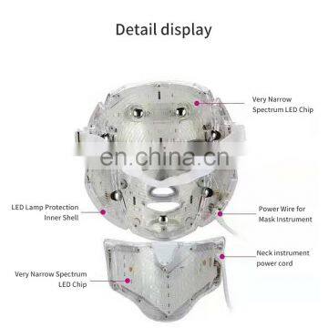 Multi-color Golden Neck Care Led Face Masks for Beauty photo-6