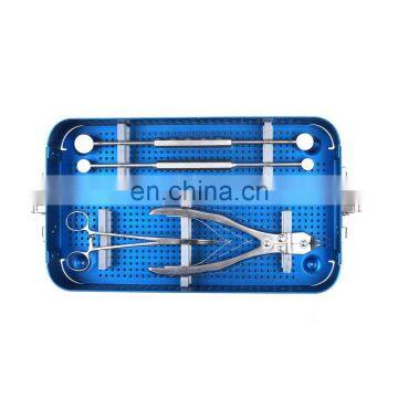 China Manufacture Bone Spine Surgery Titanium Mesh Cage Instrument Set Orthopedic Surgical Spinal Instruments photo-4