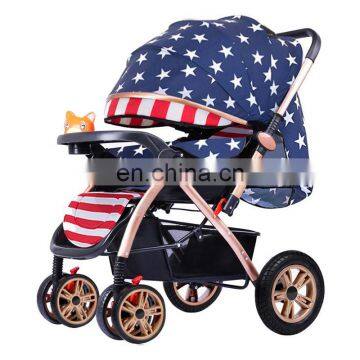 Cheap multifunction stroller large storge baby pram pushchair