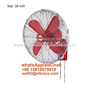 16 inch deluex vintage wall fan