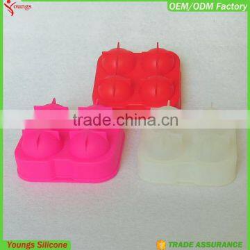 American market Wholesale Silicone Ice Cube Tray Whiskers FDA Ice Tray for Summer