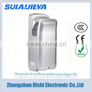 high speed plastic automatic jet air hand dryer for hotel washroom