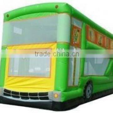 High quality inflatable funny bus bouncer